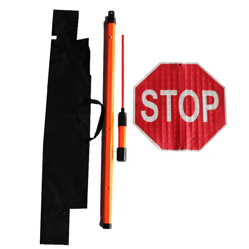 Stop Slow Roll-Up Paddle Sign 5 Stop Slow Roll-Up Paddle Sign 5