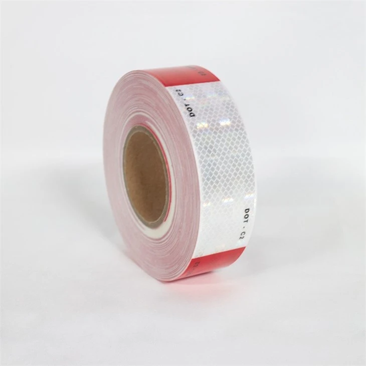 red white dot reflective tape