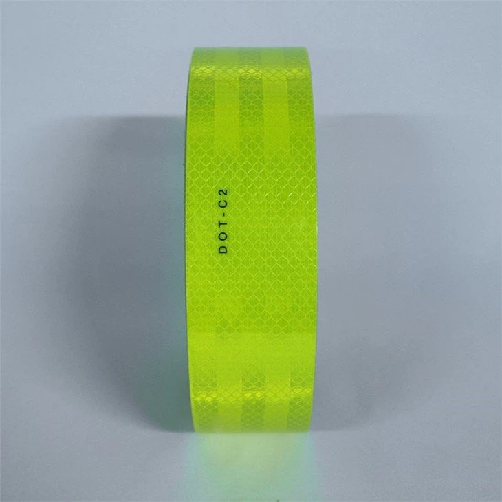 Fluorescent Yellow dot-c2  Reflective Tape