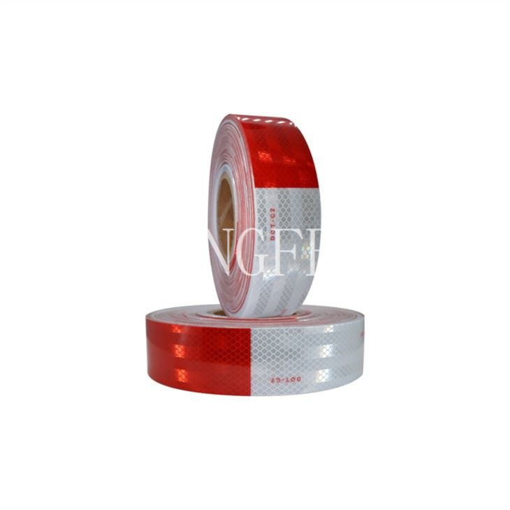 Red And White DOT Reflective Tape