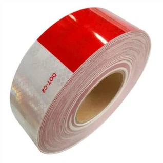 Băng phản quang màu đỏ trắng