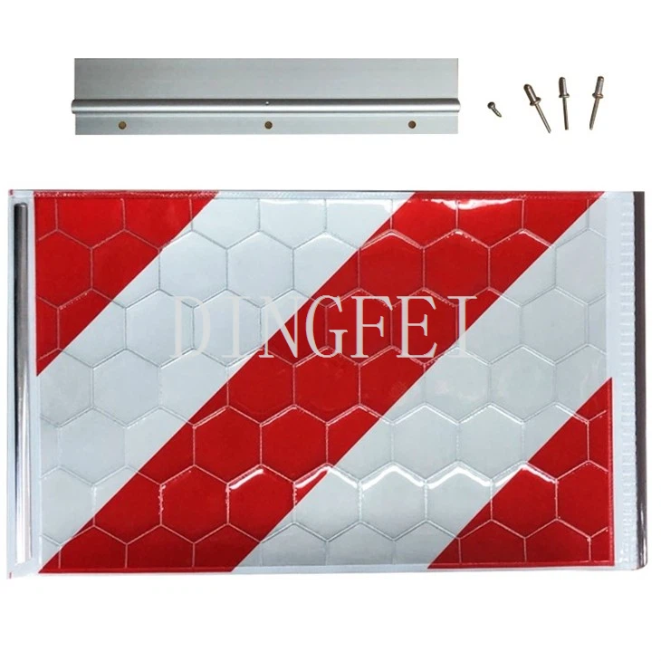 Warning Flag Set With Aluminum Holder