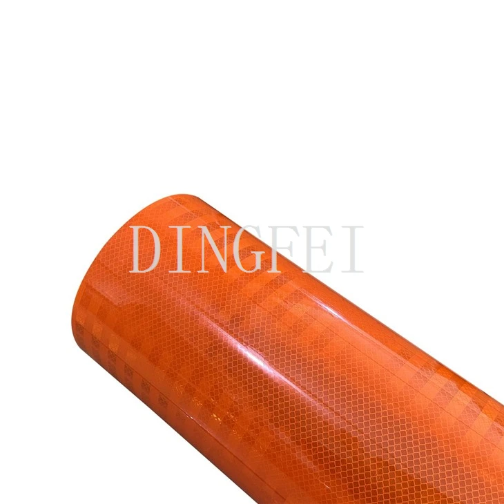DINGFEI Orange Reflective Flim For Road Signs