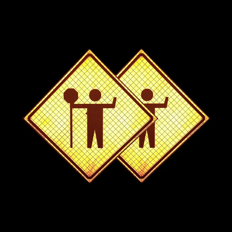 flagman sign 4 flagman sign 4