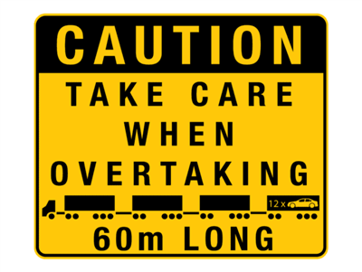 Biển báo kim loại cảnh báo tàu hỏa dài 60m